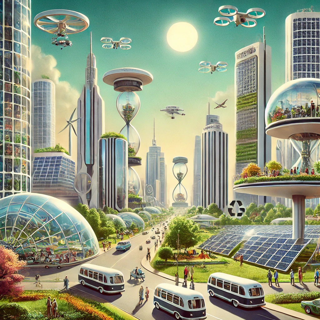 Renewable future vision in 1960ies style